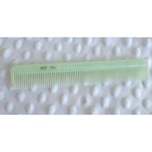 Vintage Dupont Nylon Lido Comb Vanity Table Hair Brush Mint Lime Green Styling